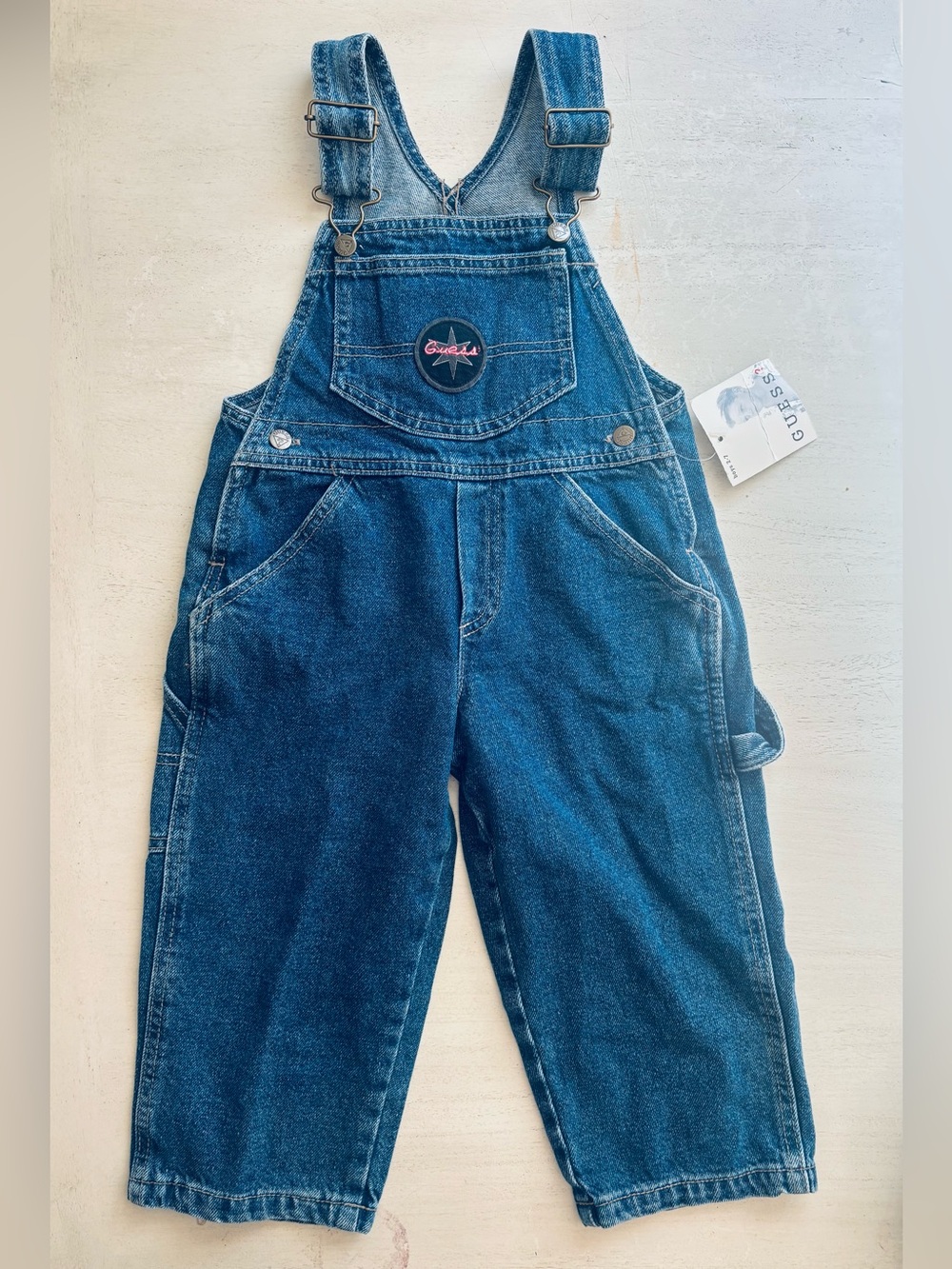 NWT vintage Guess overalls 2y
